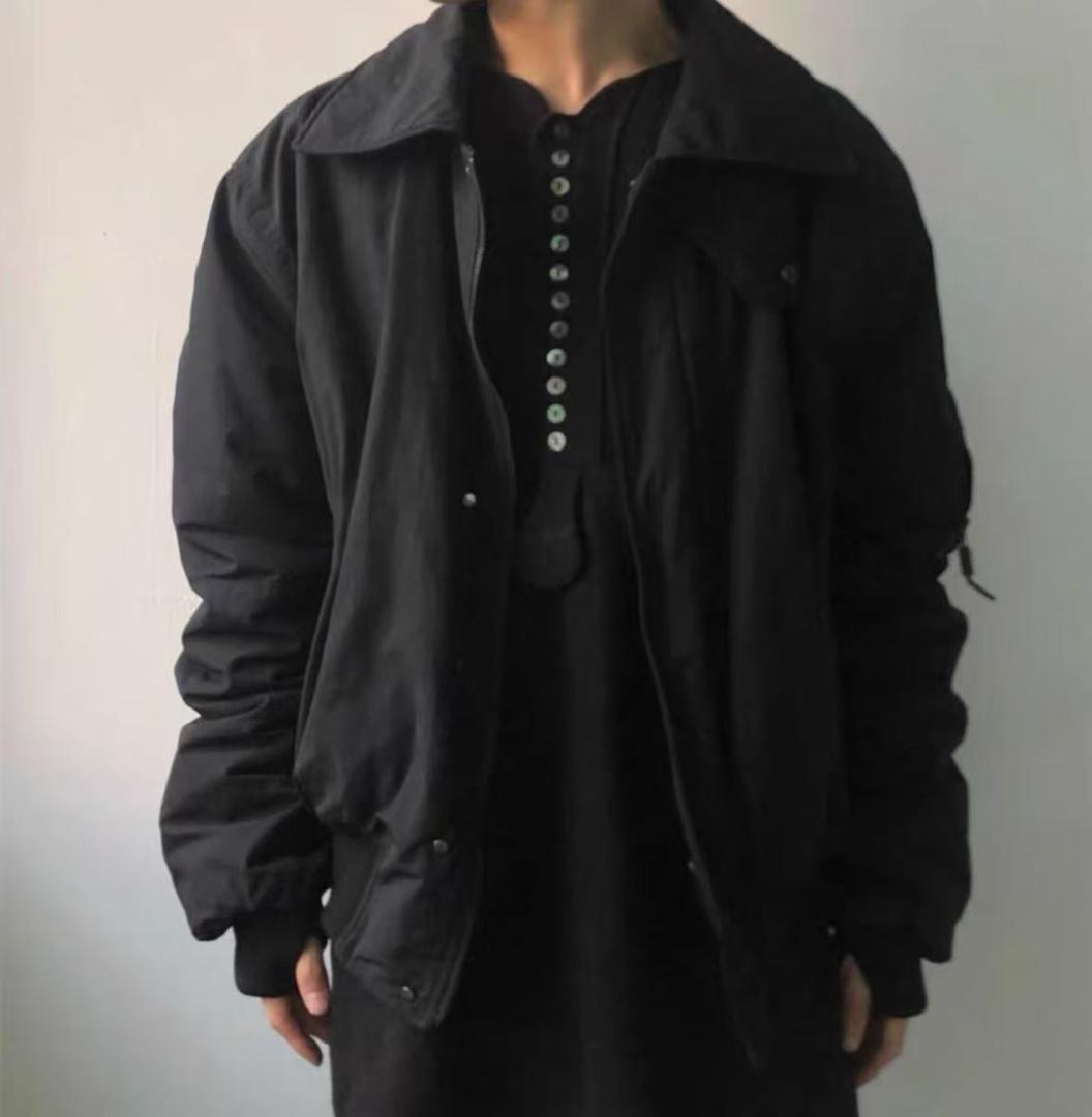 032c ブラック MA-1 ジャケット GUILTY