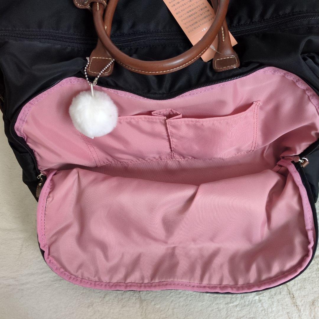 【新品】カナナプロジェクト　ナイロン　黒　バッグ　キャリーバッグ