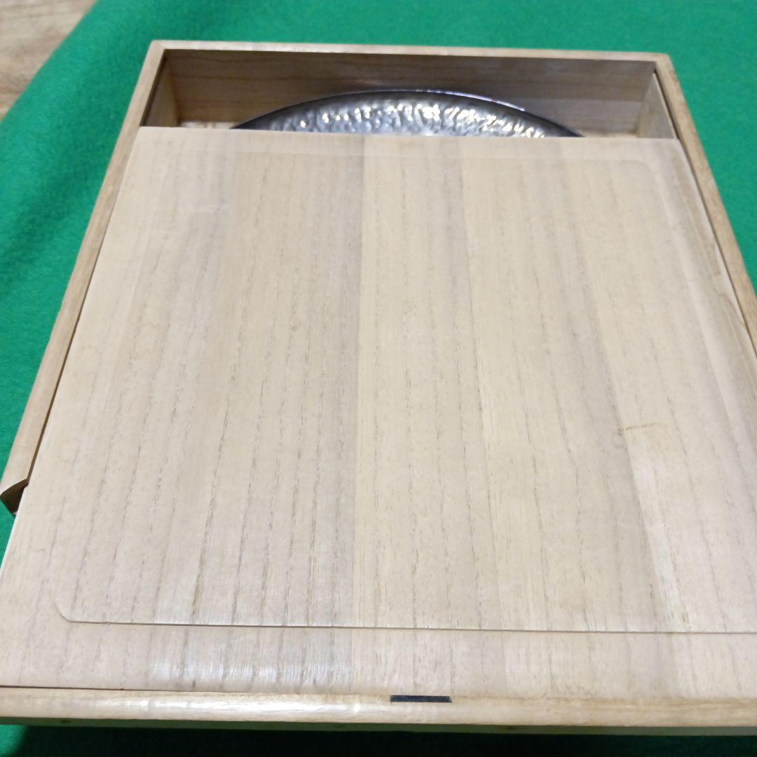 純銀製皿　 純銀保証　302g 木箱付き