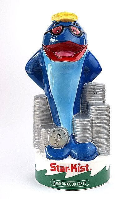 1980's チャーリー ザ ツナ ビンテージ 貯金箱 TOY アドバタイジング