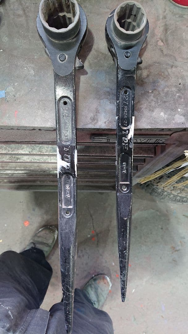 両口ラチェットレンチ