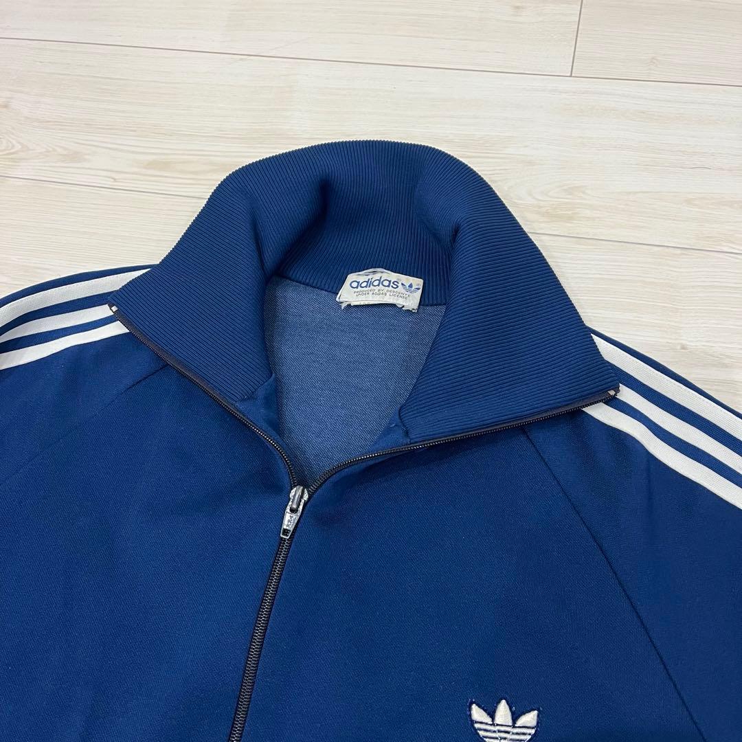 80s adidas トラックジャケット　デサント製　6号
