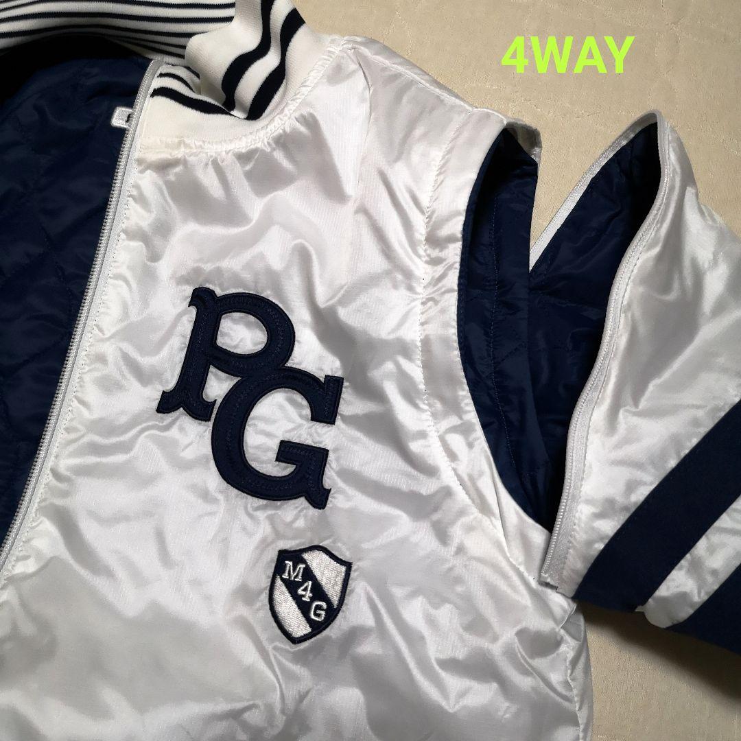 パーリーゲイツ☆4WAY中綿リバーシブルブルゾン0アルチビオマーク