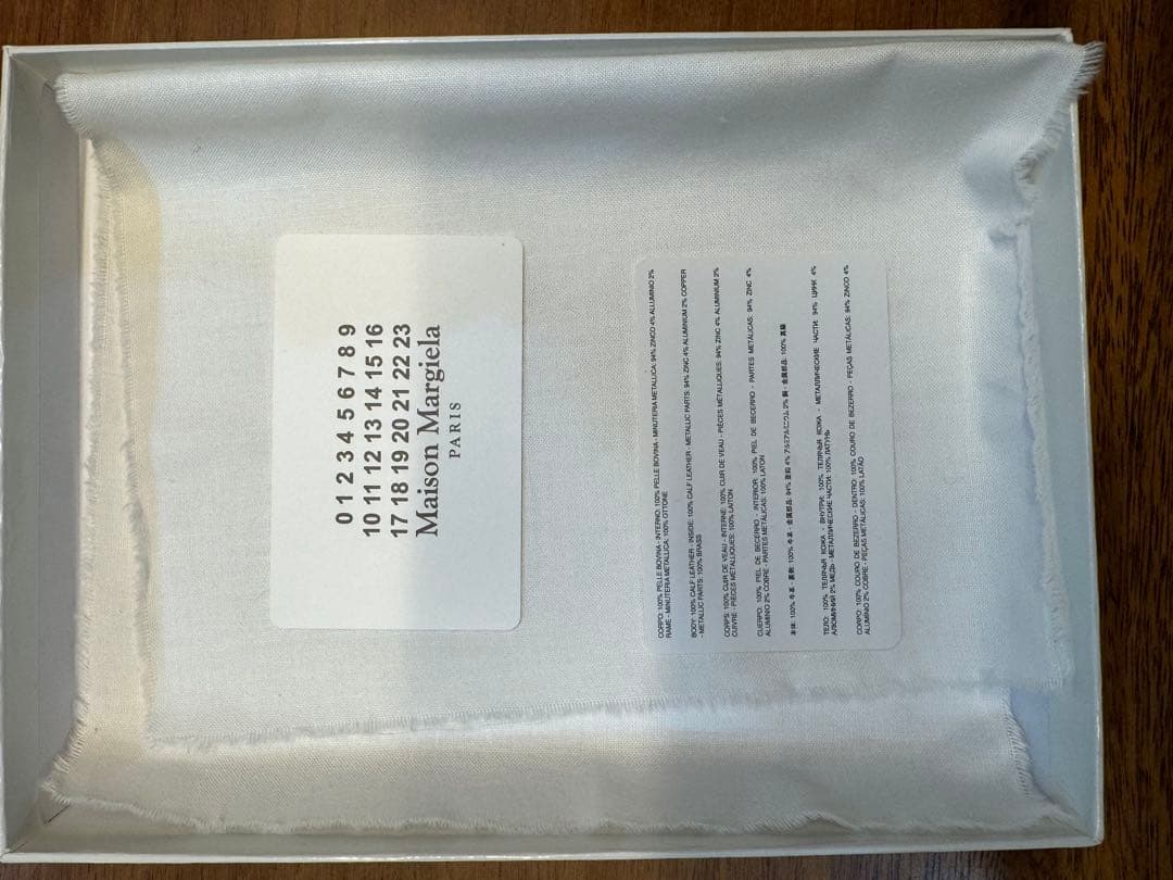 Maison Margiela レザー製 iphoneケース（紺・ネイビー）