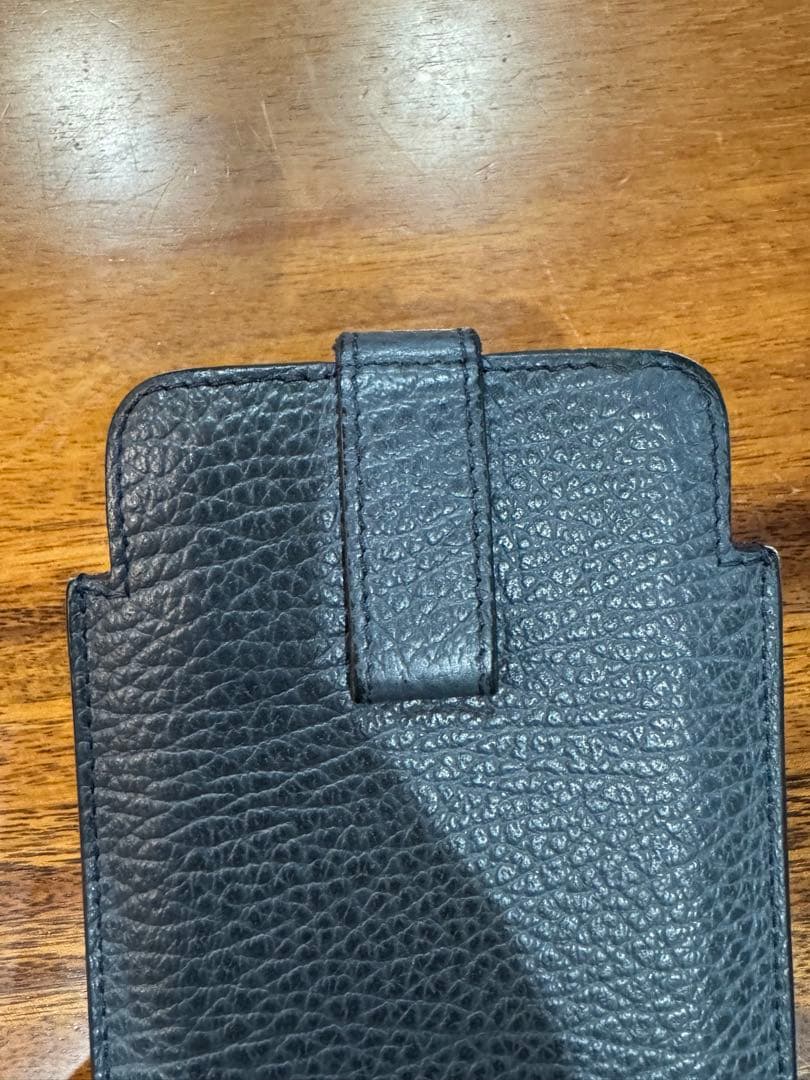 Maison Margiela レザー製 iphoneケース（紺・ネイビー）