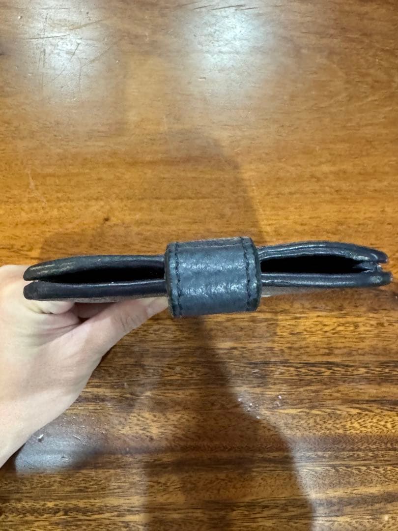 Maison Margiela レザー製 iphoneケース（紺・ネイビー）