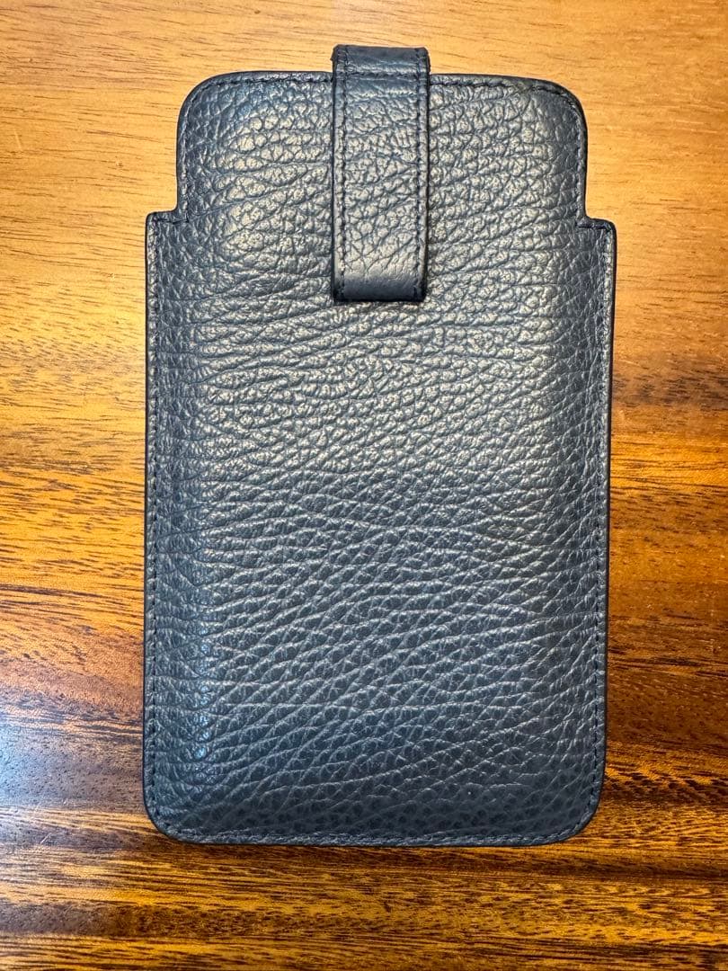 Maison Margiela レザー製 iphoneケース（紺・ネイビー）