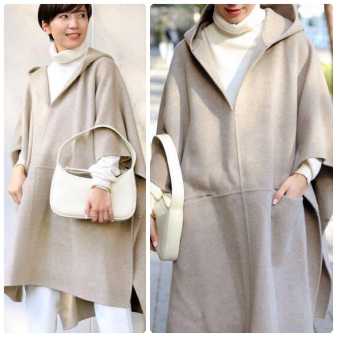 MUSE】定価6.1万 victorian ポンチョコート フーディー F