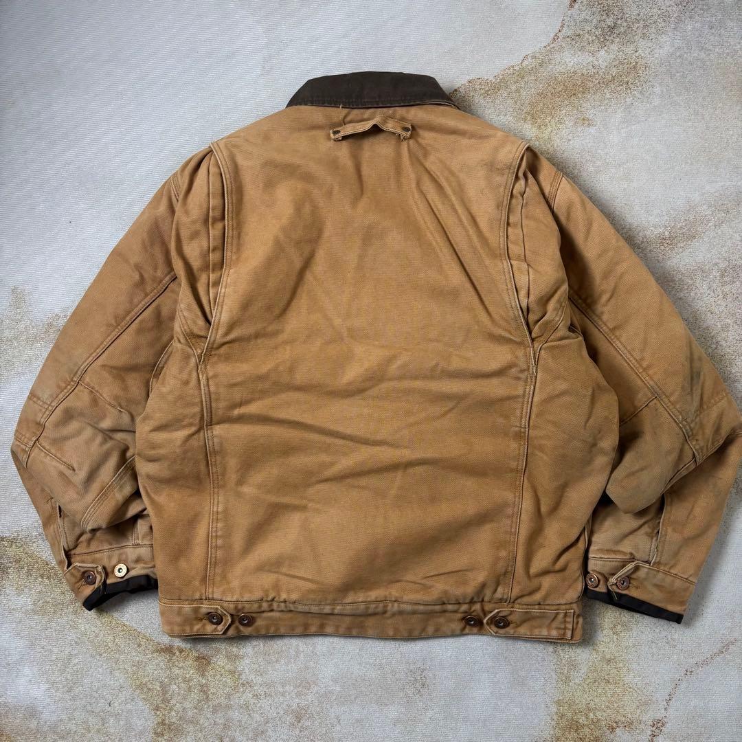 【古着】Dickies中綿ダックワークJKT茶Lフェード