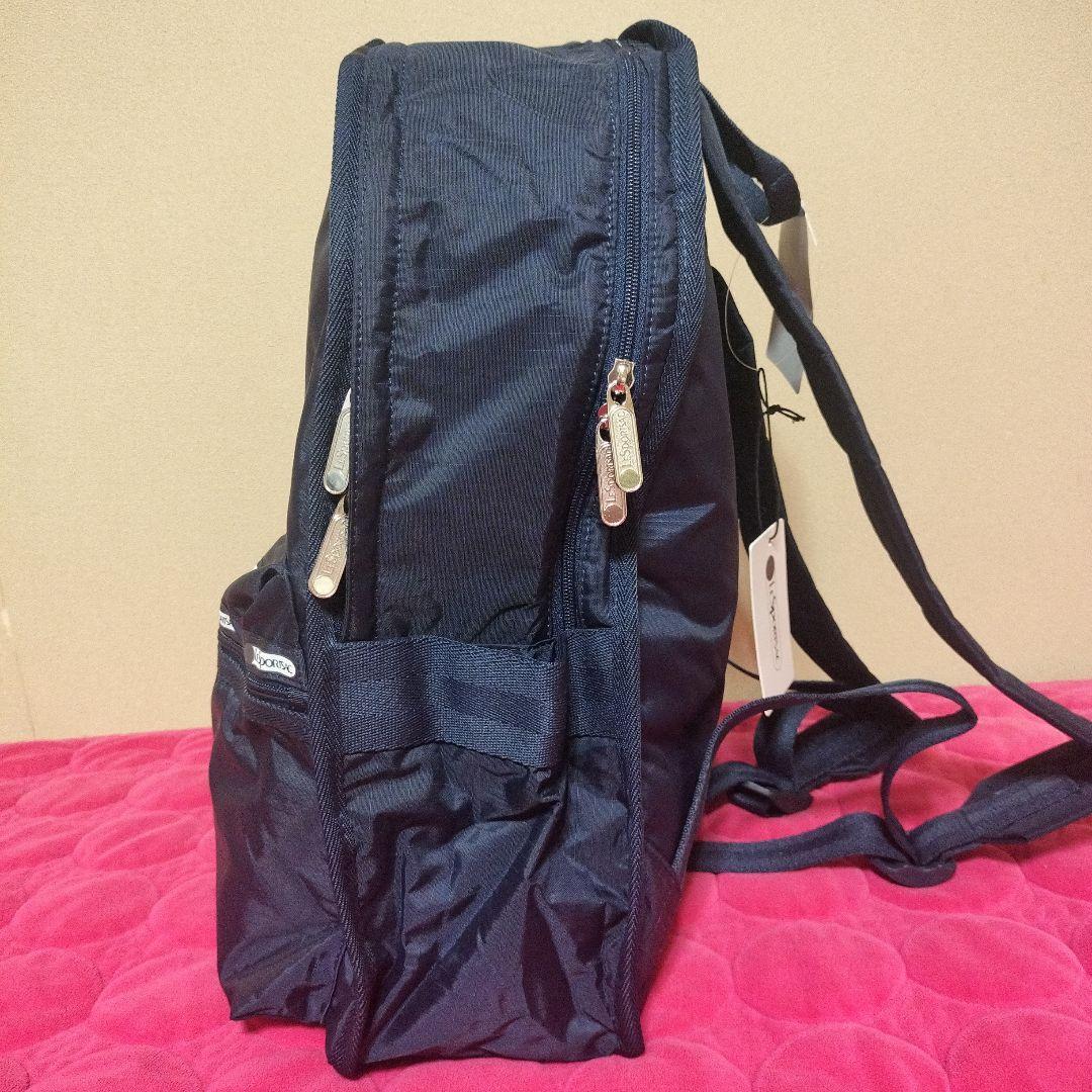ネイビー ナイロンリュック　バックパック　レスポートサック　男女兼用