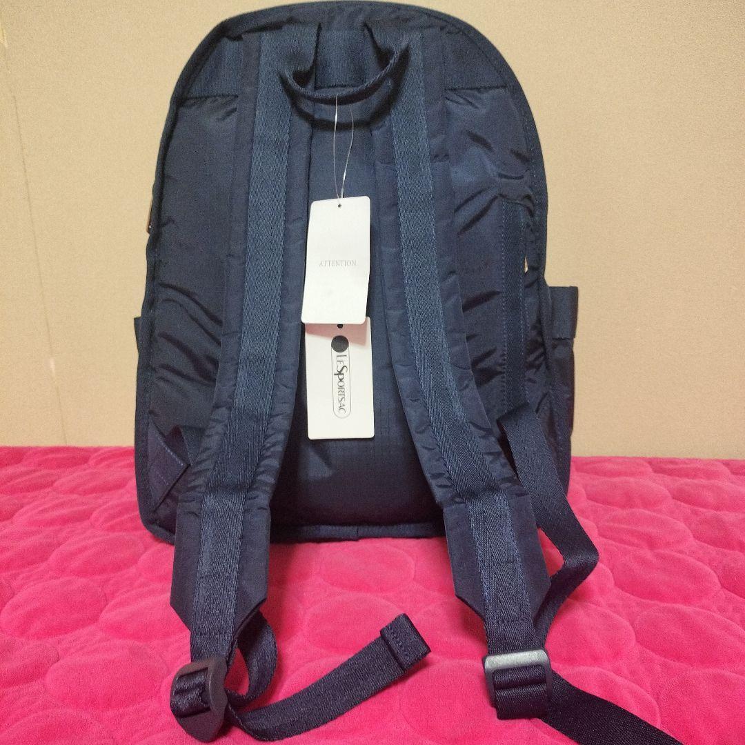 ネイビー ナイロンリュック　バックパック　レスポートサック　男女兼用