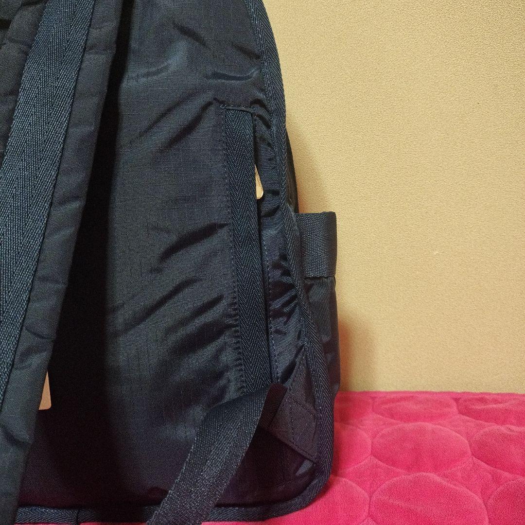 ネイビー ナイロンリュック　バックパック　レスポートサック　男女兼用