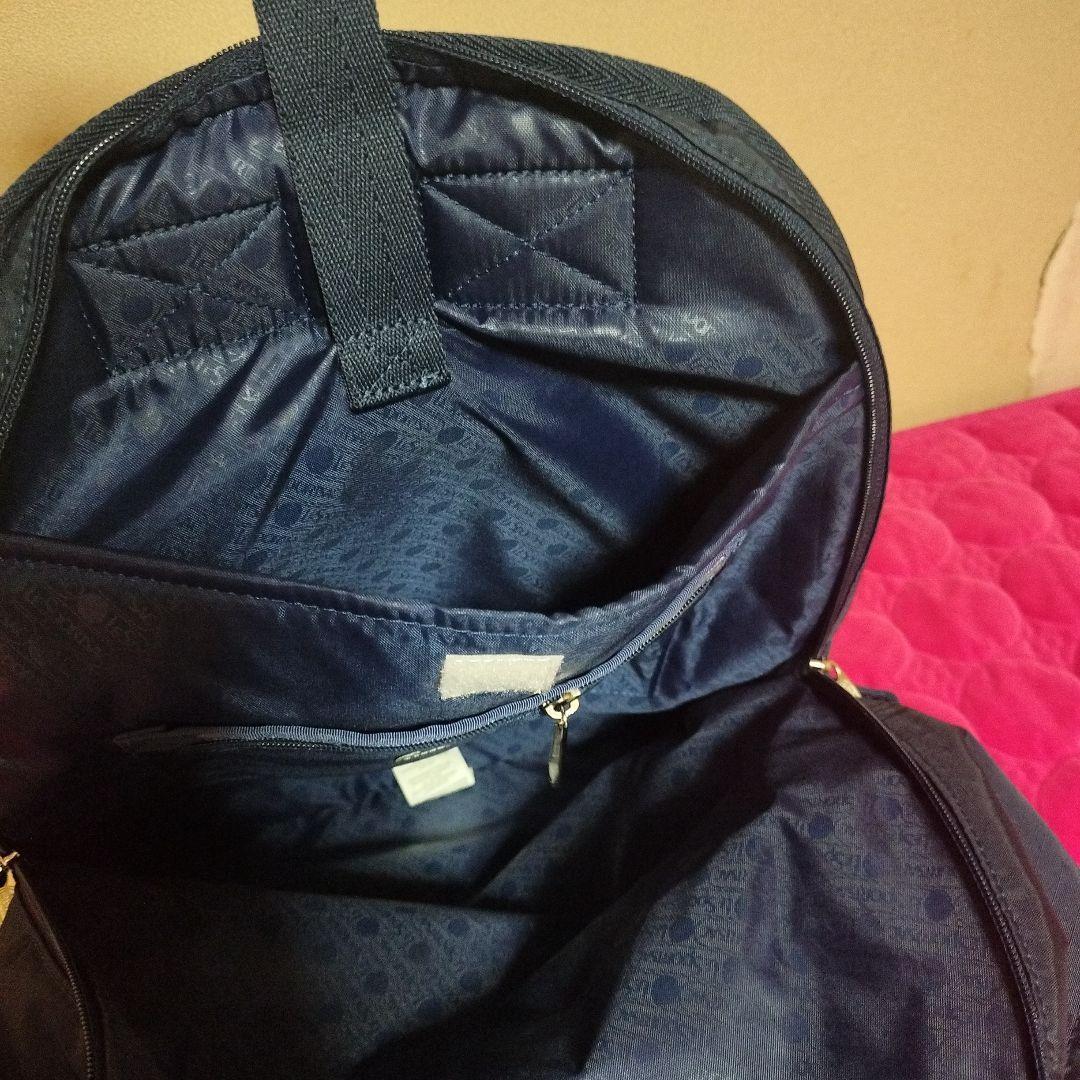 ネイビー ナイロンリュック　バックパック　レスポートサック　男女兼用