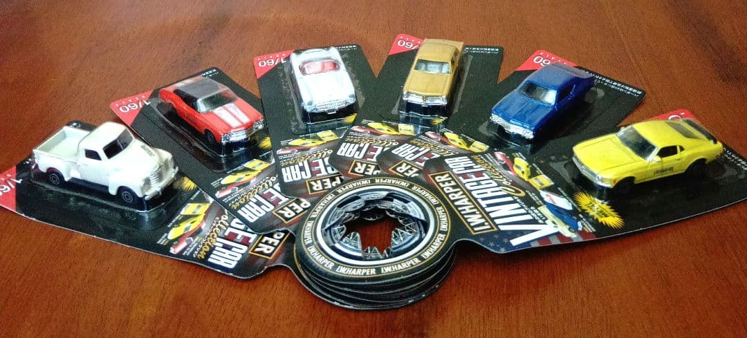 フルセット6台】I.W. HARPER ヴィンテージカーコレクション ミニカー