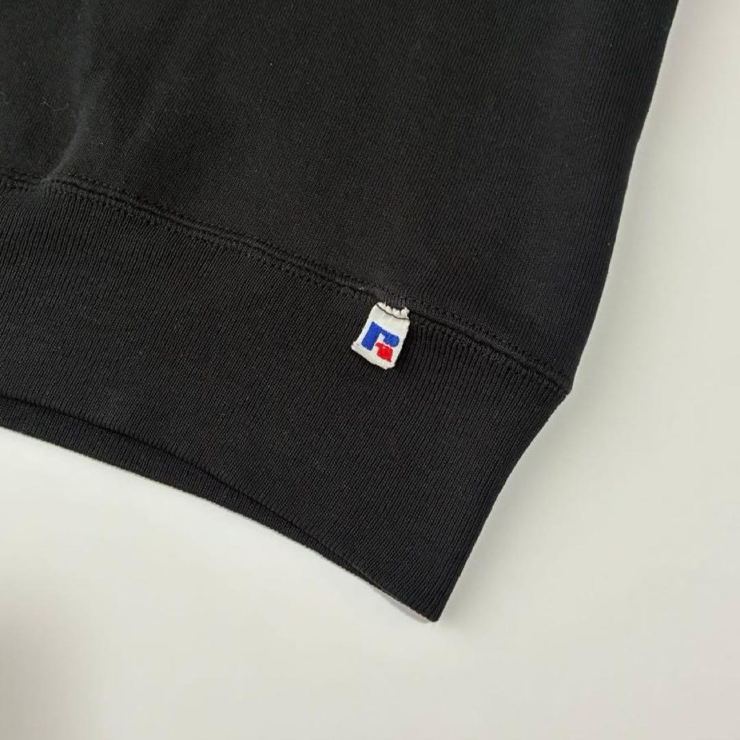 美品 90s USA製 XL ラッセル アスレティックブラック スウェット