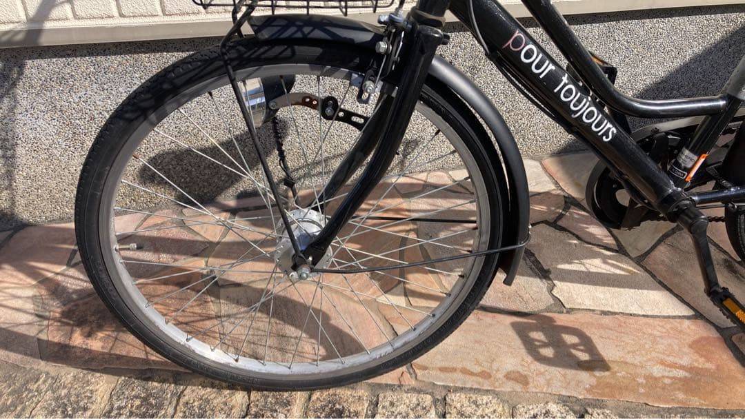 22インチ　子供用自転車　黒色