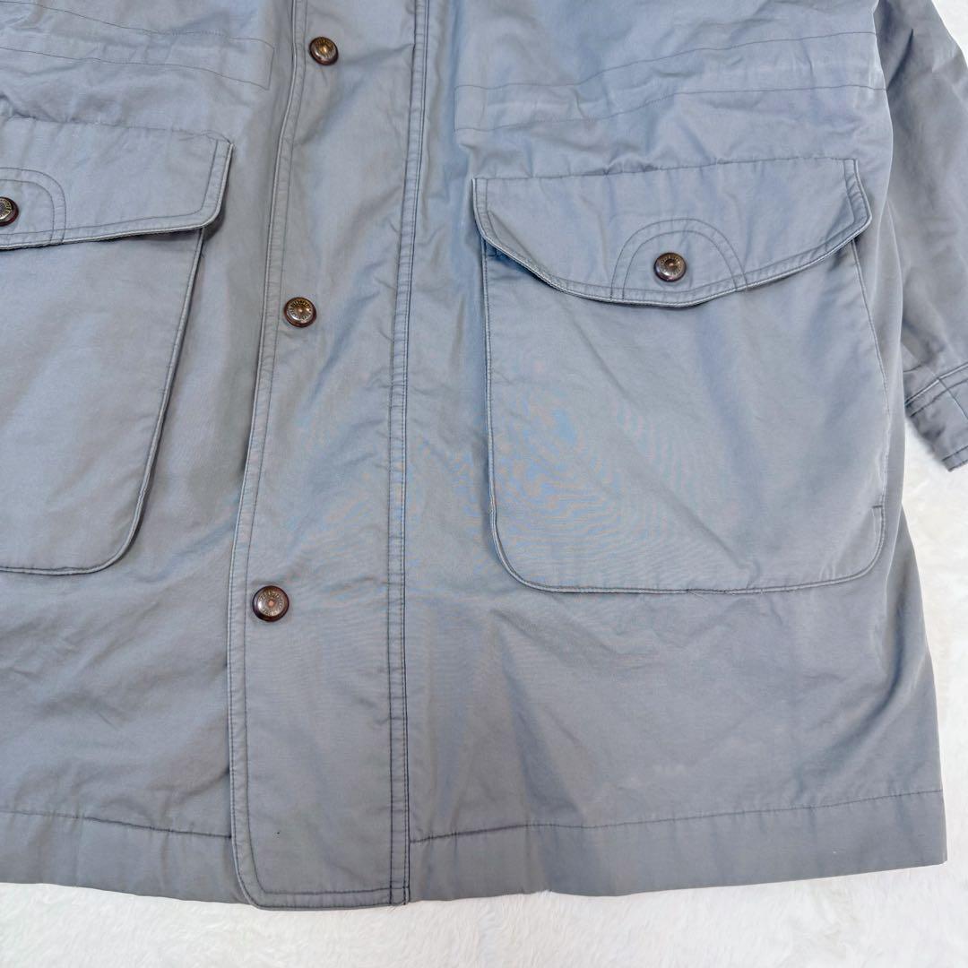 美品✨バーバリーズ　ステンカラーコート　ノバチェック　ライナー付き　グレー M