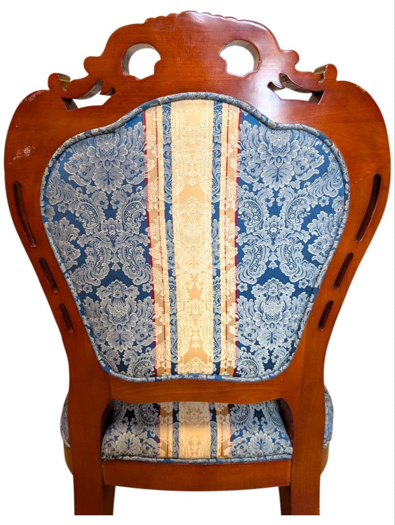 猫脚 ダイニングチェア アンティーク ヨーロッパ風 2脚セット①