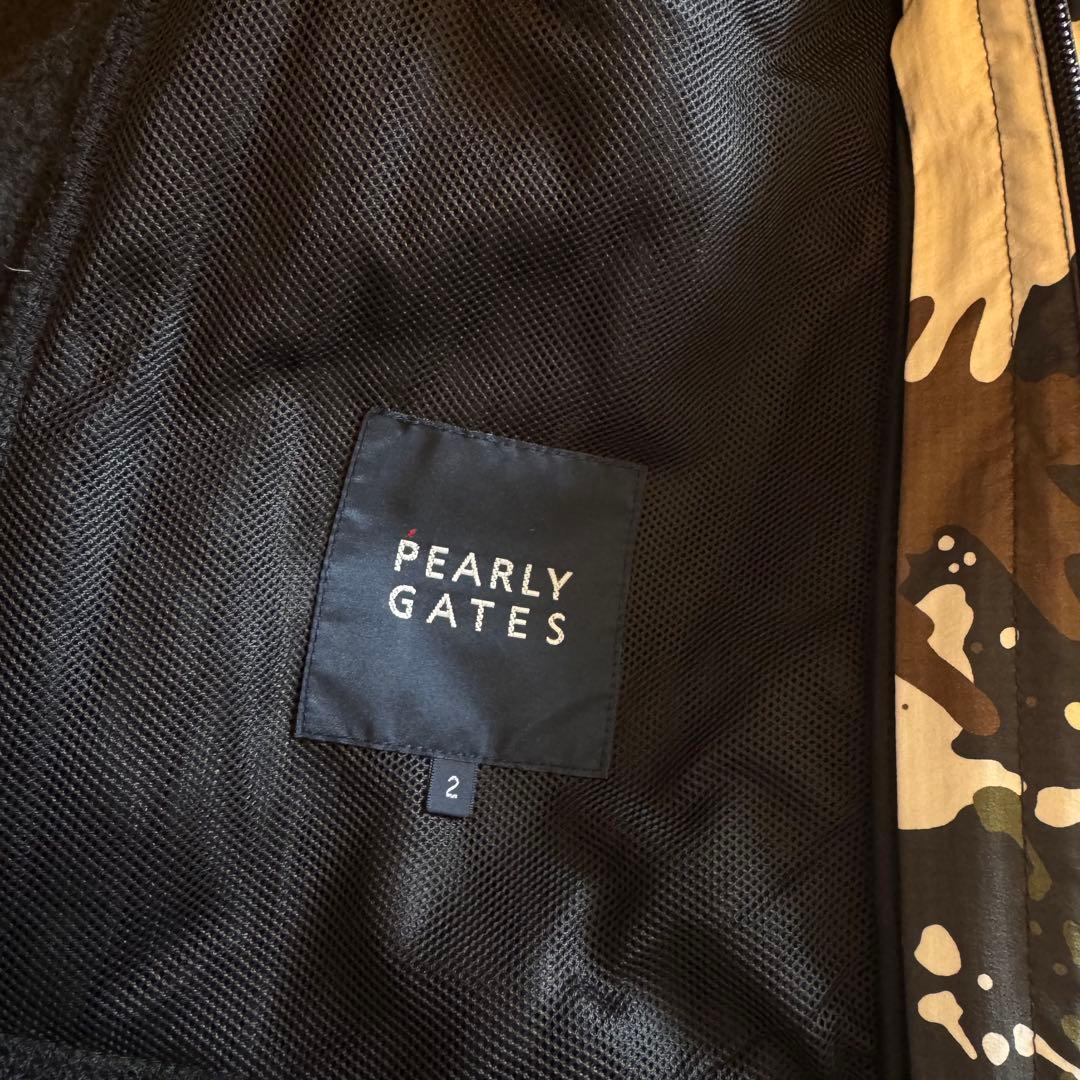 パーリーゲイツ　ゴルフウェア　カモフラ　4way　バッグロゴ