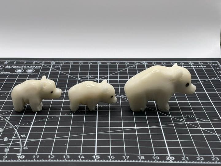 ナンタケットバスケット タグアナッツ 飾り クマの親子 6