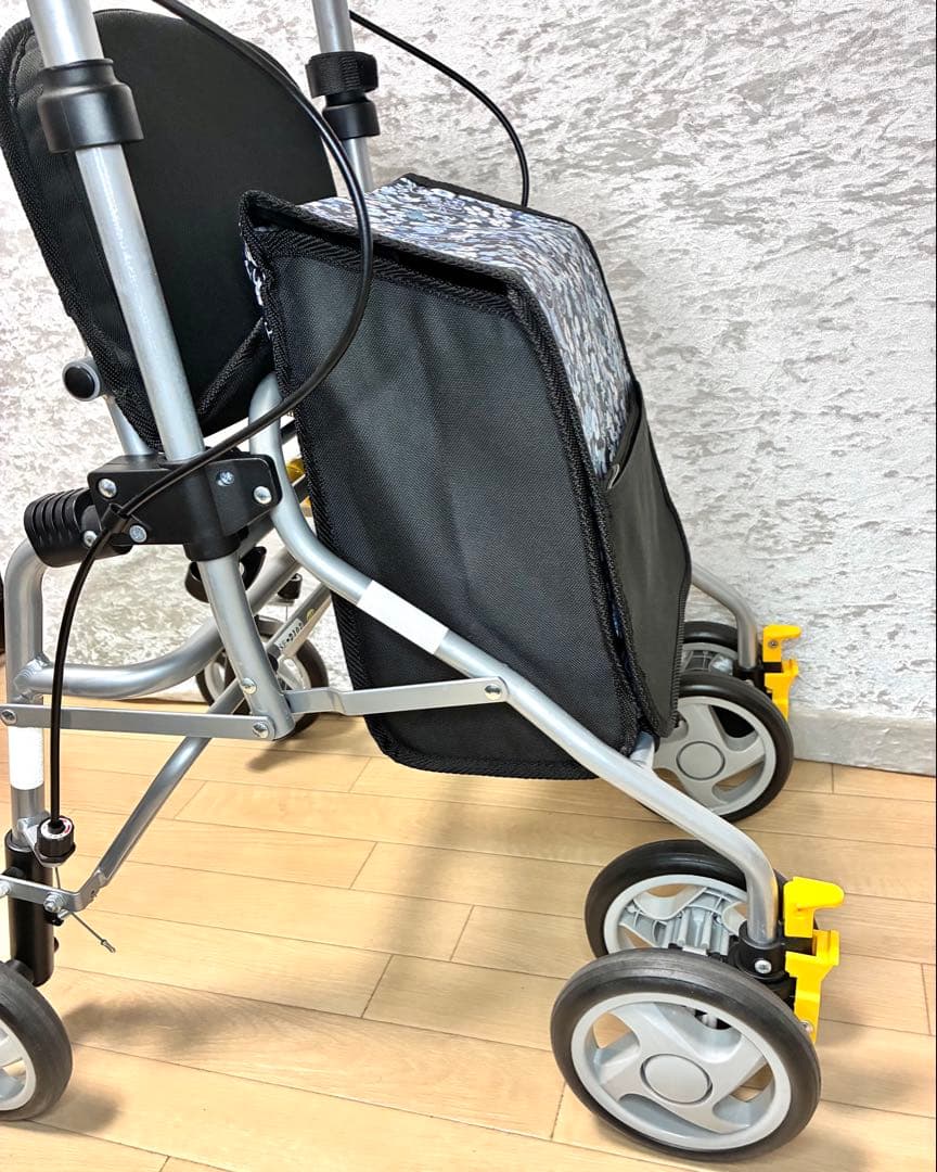 島製作所 たためる 座れるシルバーカー シンフォニースリムSP 取扱説明書有