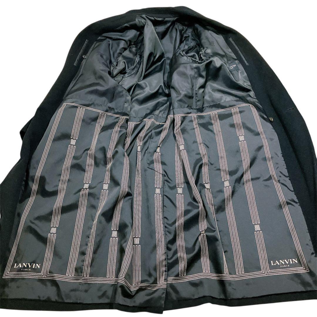 【専用品　ランバン　ウール　ロングダブルチェスターコート　XL相当