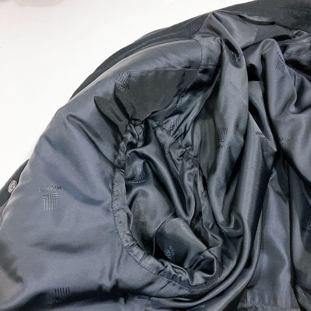 【専用品　ランバン　ウール　ロングダブルチェスターコート　XL相当