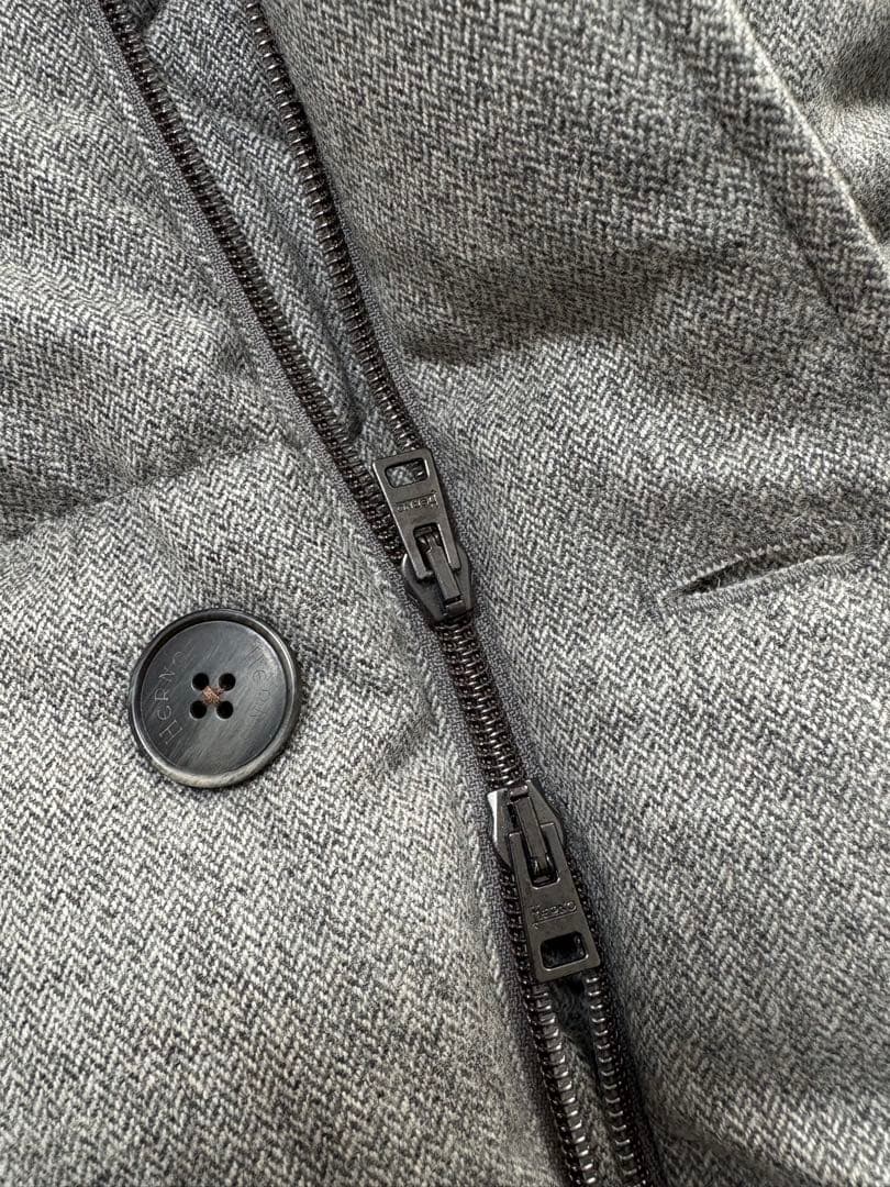 定価37.8万 ヘルノ×ロロピアーナ 最高級カシミヤシルク フーデッドダウン48