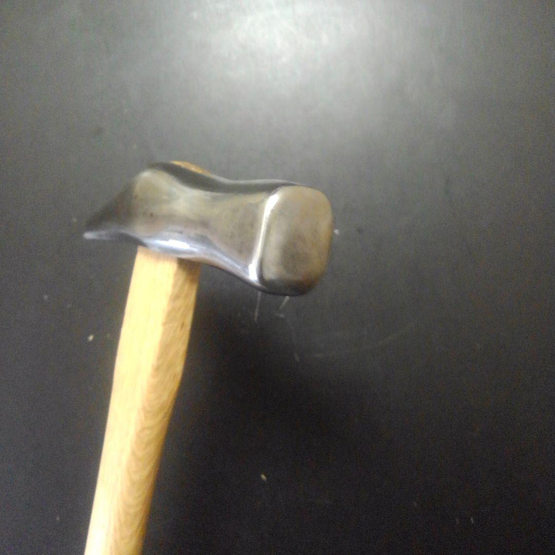 福島 四角舟手玄翁 未使用曲柄 大工道具 舟手玄能 福島玄翁 福島玄能