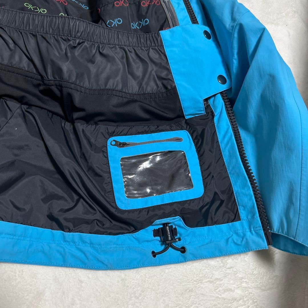 BURTON【S】GORE-TEX フード付きジャケット 青　スノボウェア