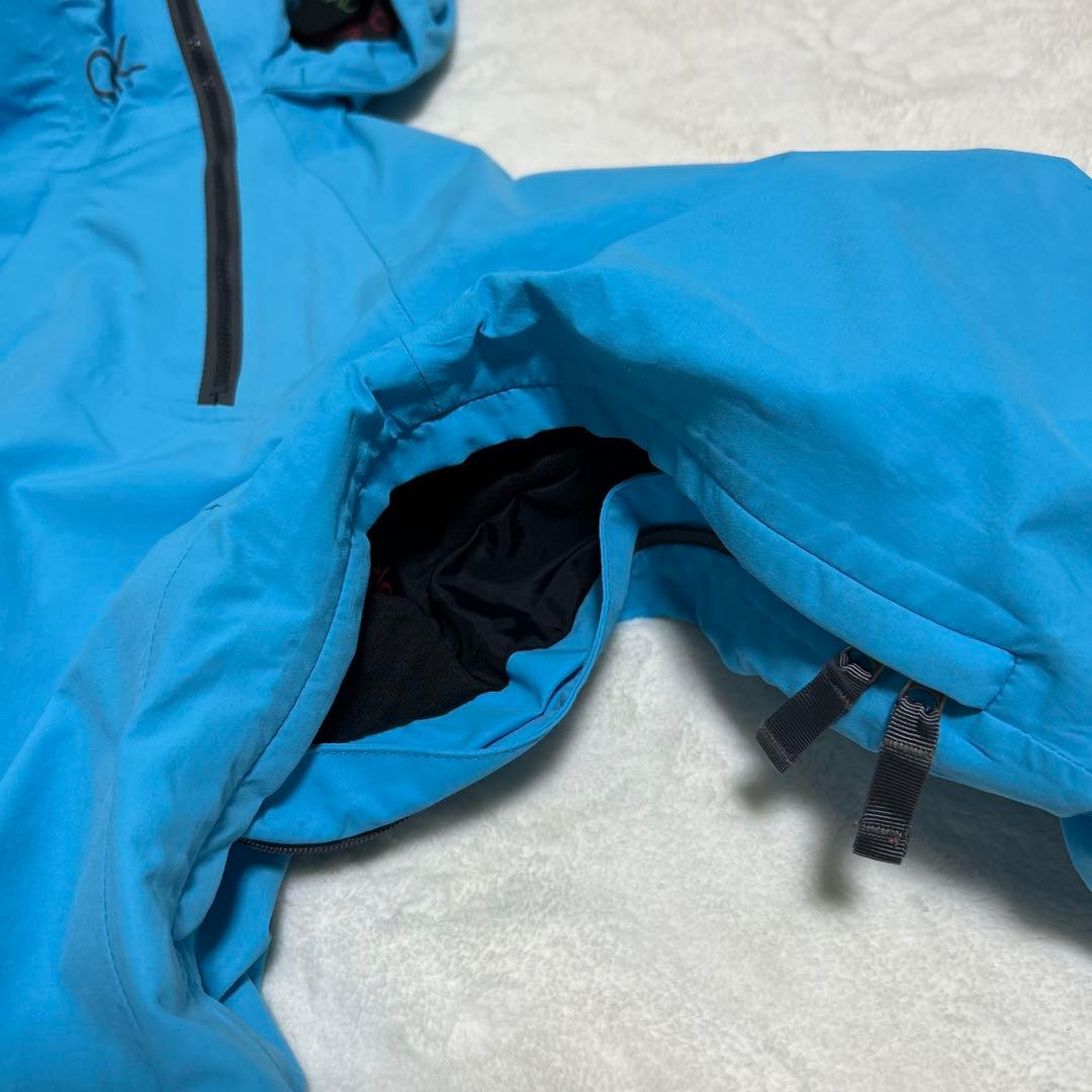 BURTON【S】GORE-TEX フード付きジャケット 青　スノボウェア