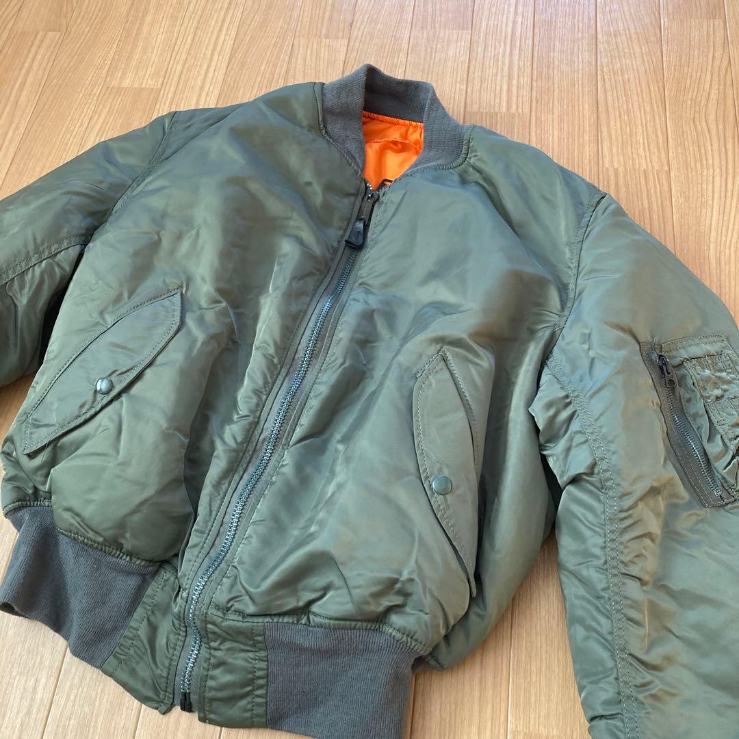 90s USA製 ALPHA MA-1 フライトジャケット XL