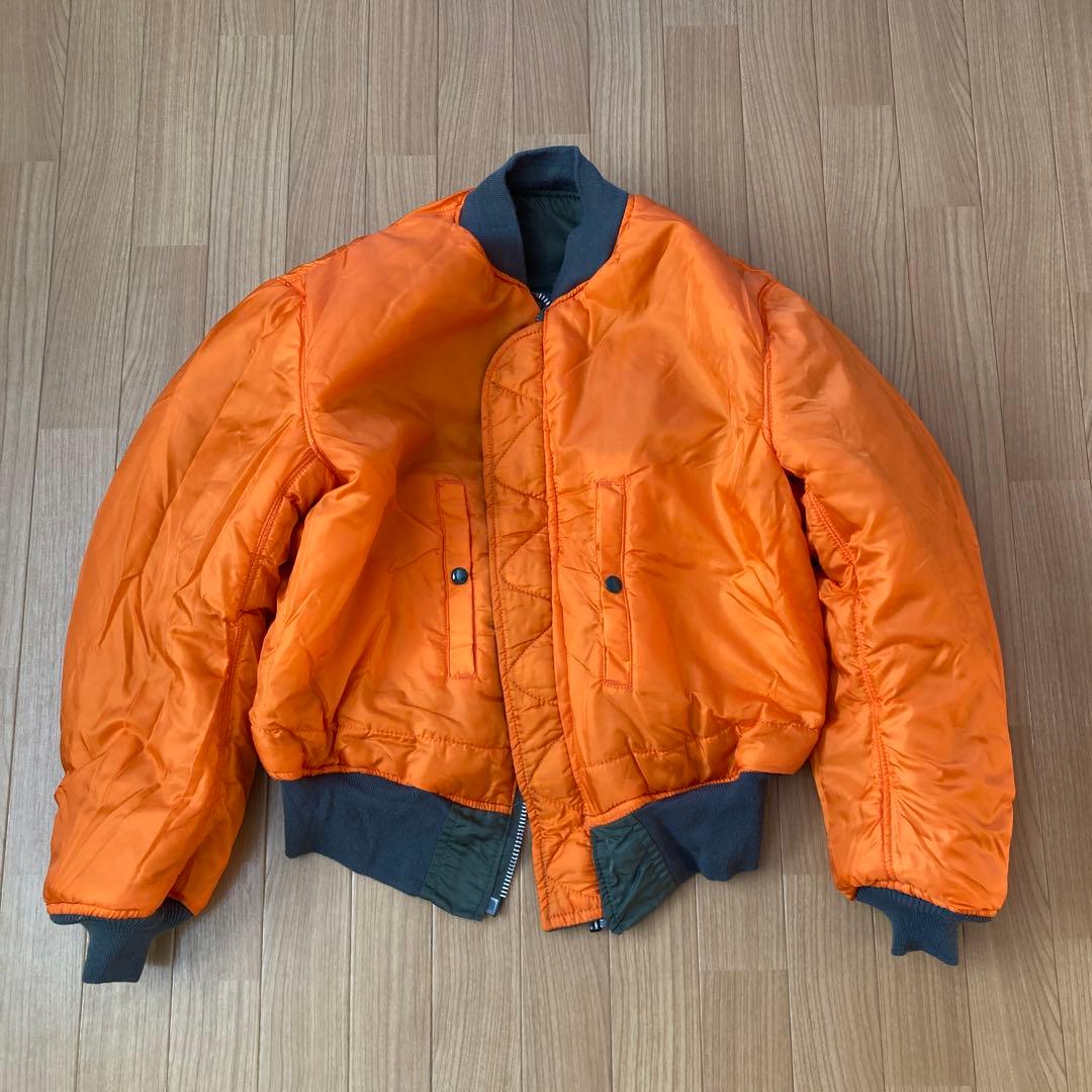 90s USA製 ALPHA MA-1 フライトジャケット XL