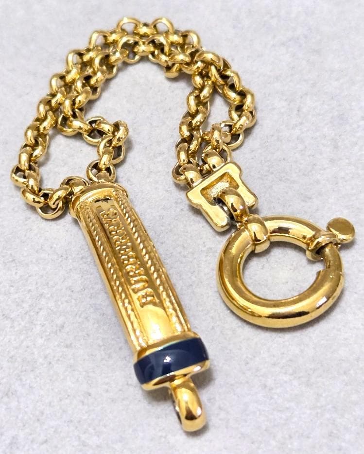 BURBERRY　バーバリー　ゴールドカラーブレスレット　良品　42835
