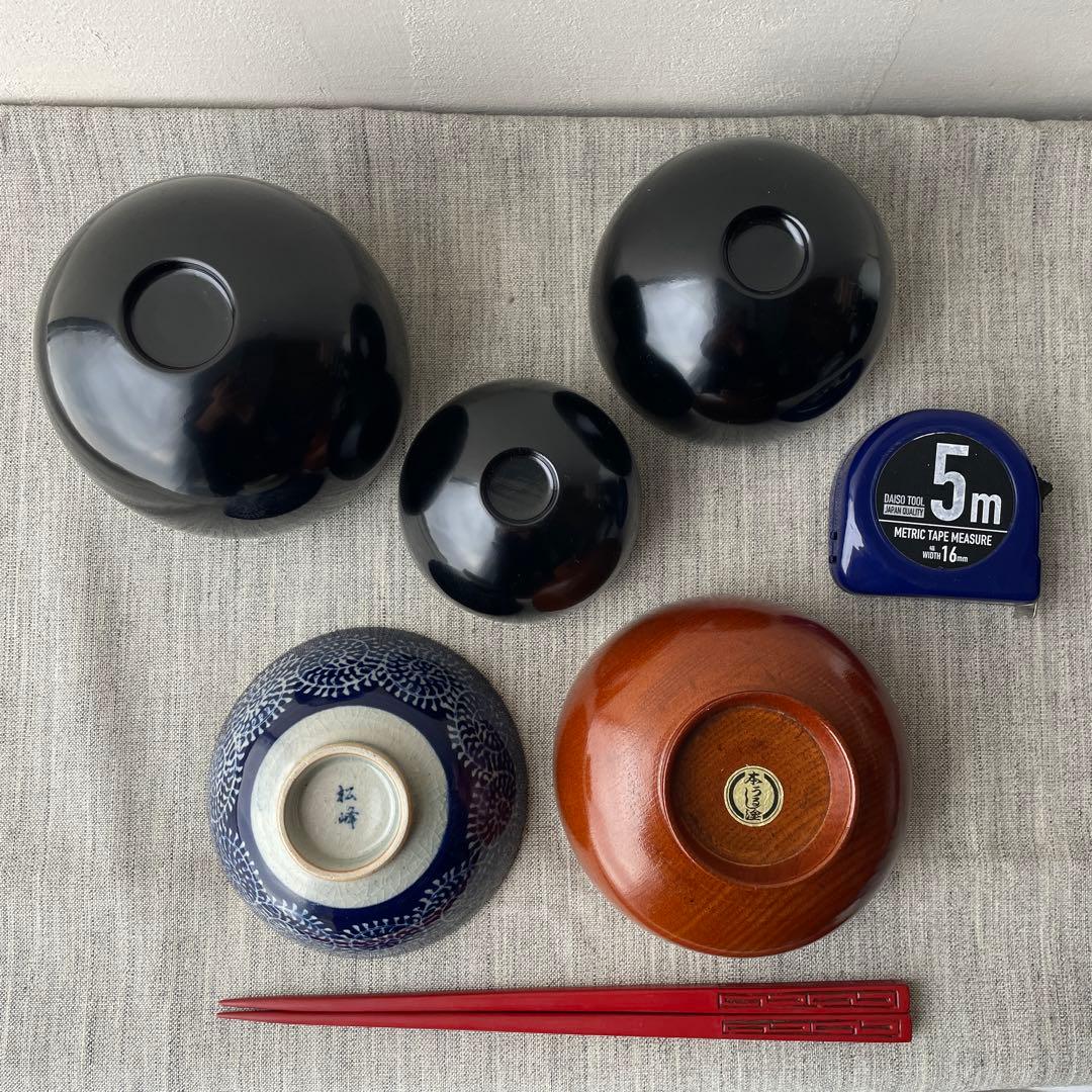 木製 入れ子椀 応量器 黒 漆器 2セット コムサデモード - メルカリ
