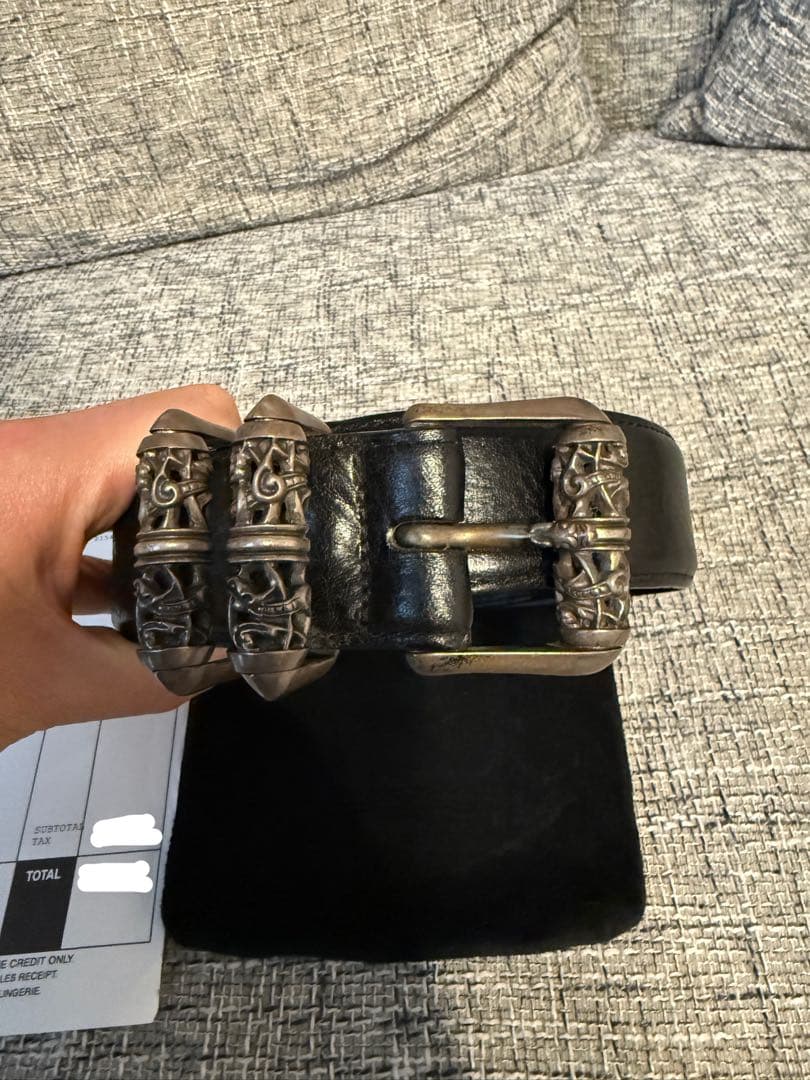 クロムハーツ ケルティックローラーベルト 34インチ 原本付！