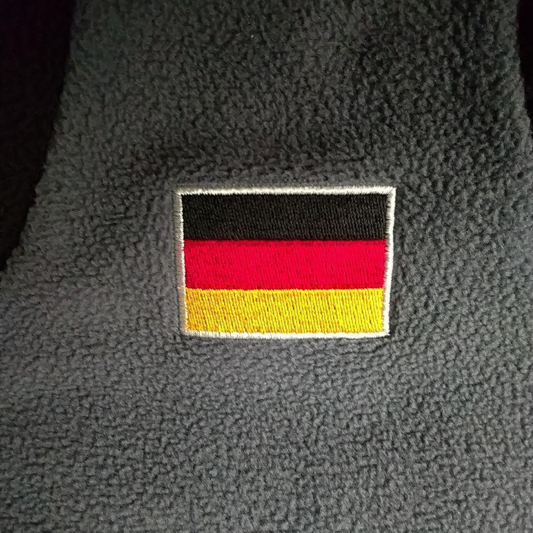 使用感少☆アディダス ドイツ代表 刺繍 エンブレム ハーフジップ