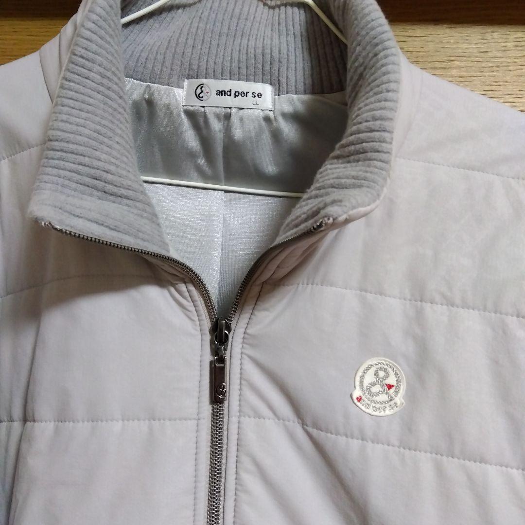 and per se グレー ジャケット LL