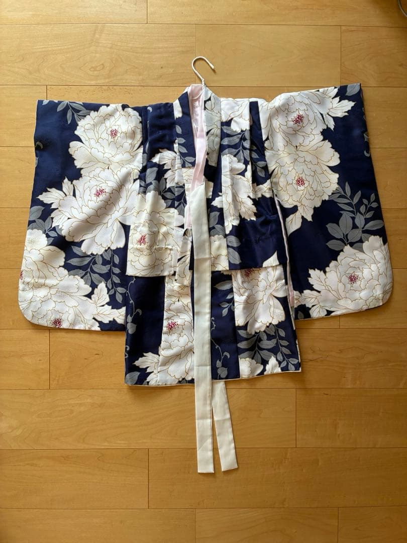 七五三着物セット　3歳　創美苑　牡丹　青