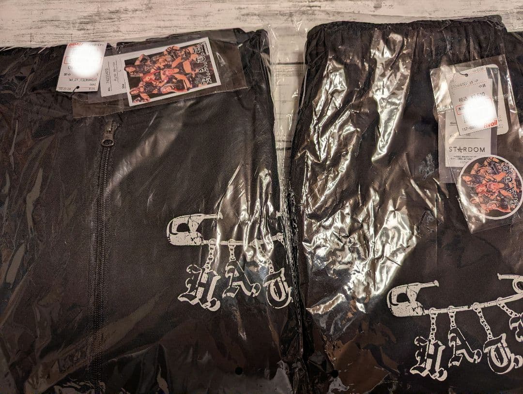 スターダム　上谷沙弥　スウェット上下　Ｌ　ジップパーカー&ジョガーパンツ