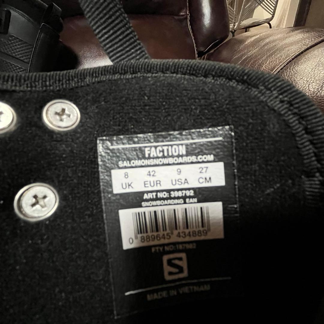 SALOMON FACTION 27.0cm スノーボード ブーツ