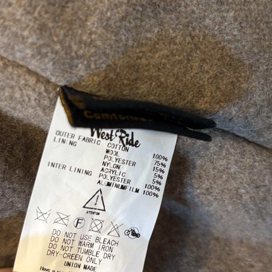 WEST RIDE ウエストライド モッズコート XSサイズ フード メンズ