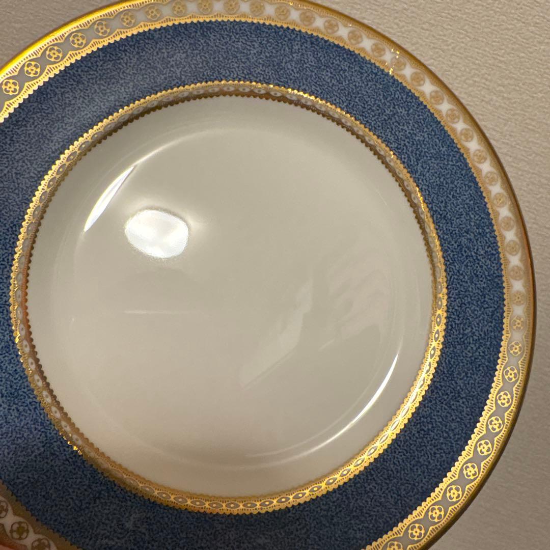 ウェッジウッド　ユーランダー　パウダーブルー　デザートプレート　15.5cm