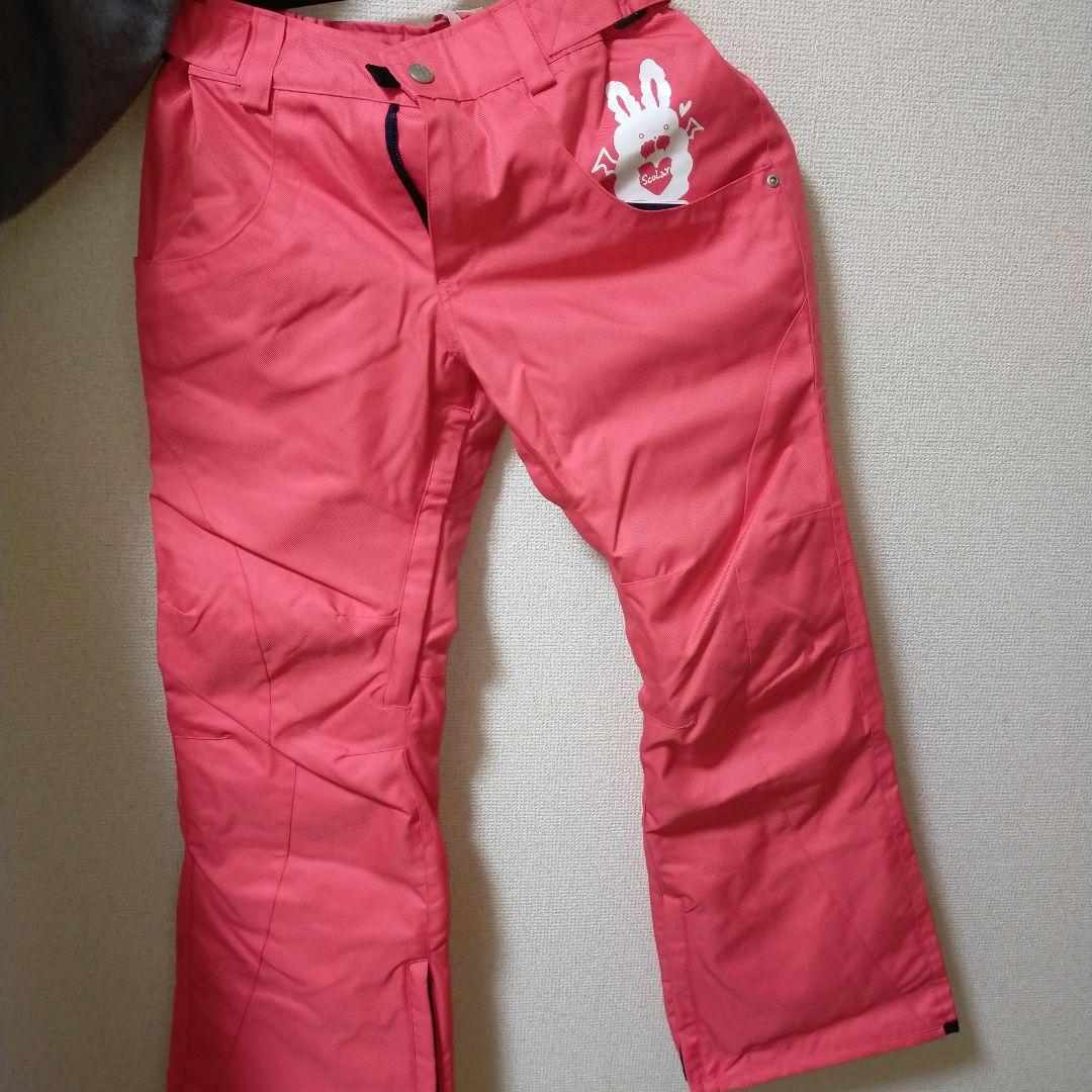 ScoLar　花柄スノーボードウェアセット（ジャケット・パンツ） サイズ9号