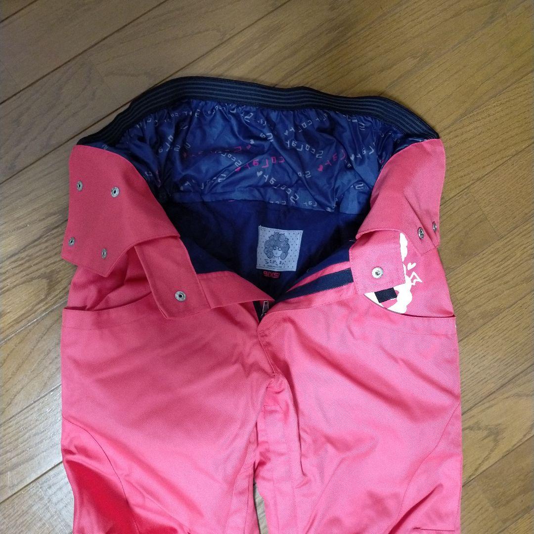 ScoLar　花柄スノーボードウェアセット（ジャケット・パンツ） サイズ9号