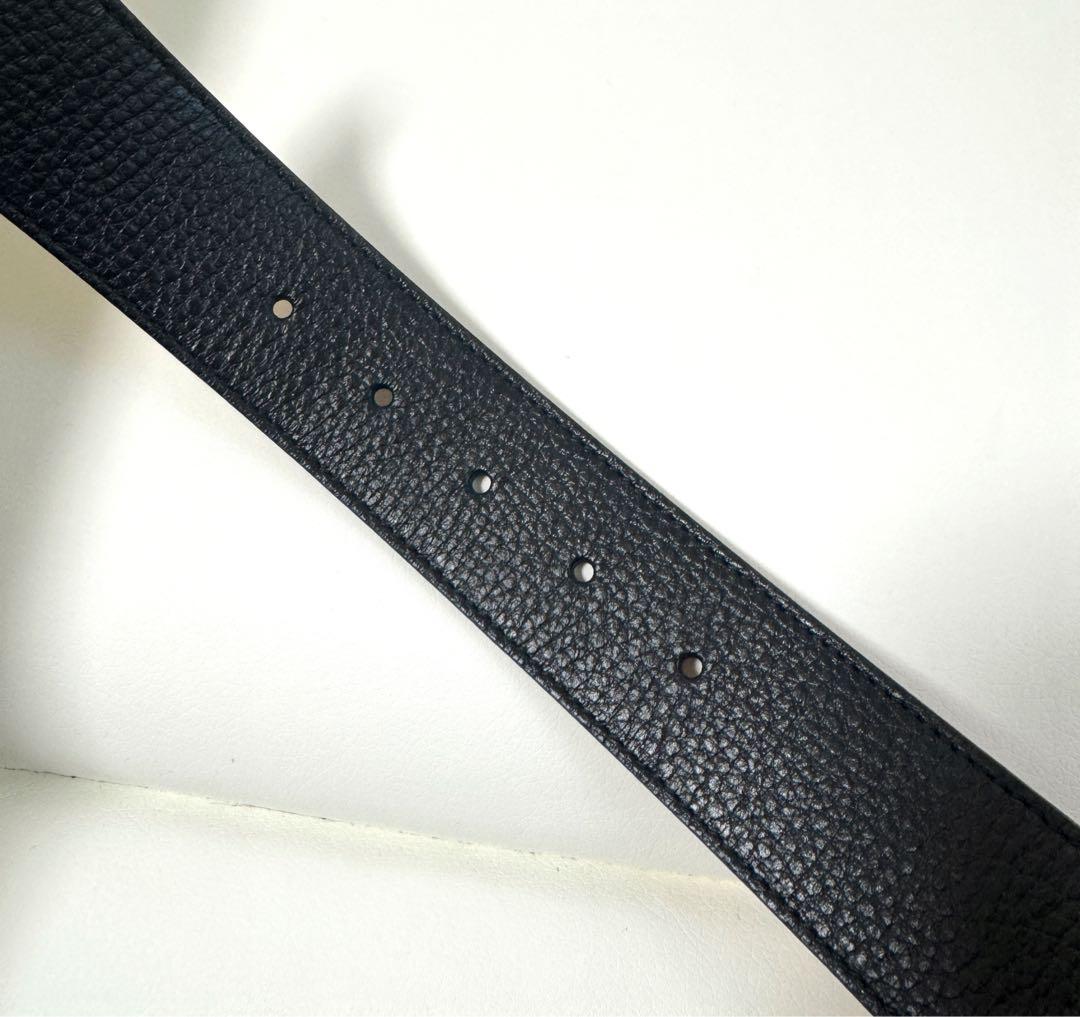 ◇美品◇GUCCI リバーシブルレザーベルト ピンク ブラック