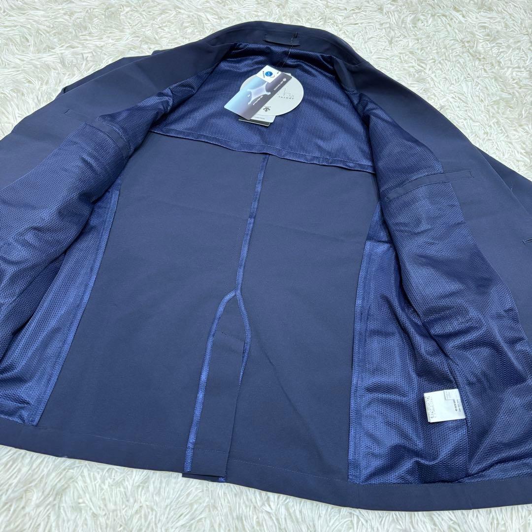 新品　デサント スーツ 上下セット　ジャケット パンツ　ビジネス　ゴルフ　L