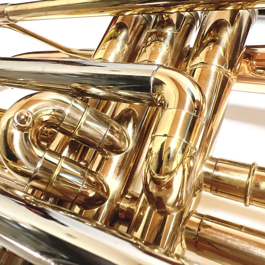 【極美品】　YAMAHA コルネット　YCR-334 赤ベル　吹奏楽　管楽器