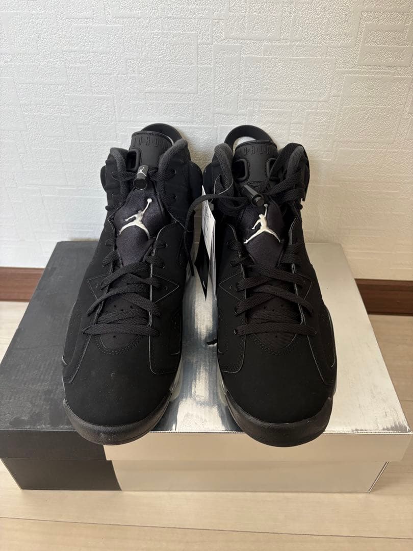 Air Jordan 6 レトロブラック シューズ(男性用)