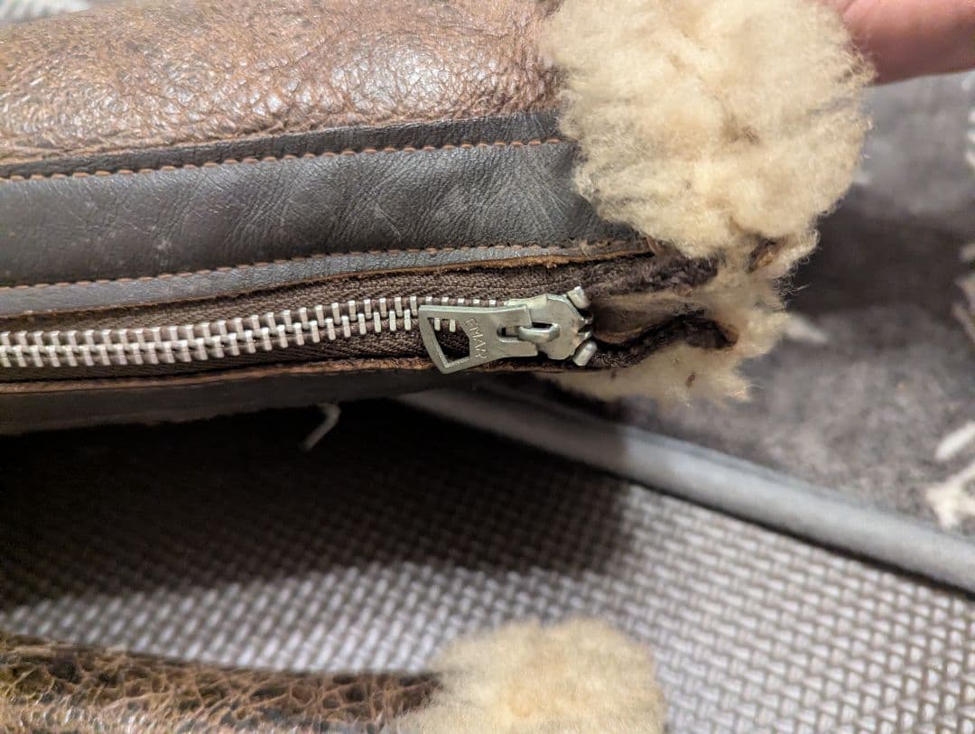 Schott　size38 　B-6 ビンテージ　ムートン